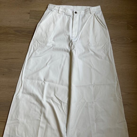 SOLID & STRIPED - LINDSEY PANT - MARSHMALLOW - SIZE MEDIUM - Picture 4 of 7
